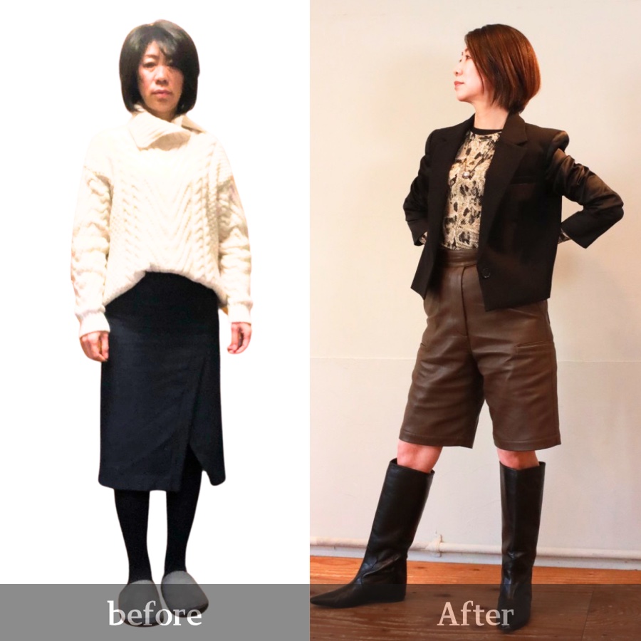 Yさん Before / After