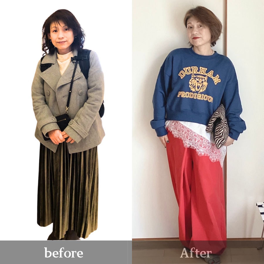 Cさん（主婦） Before / After